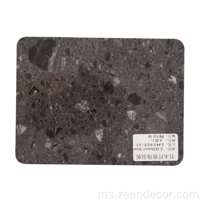 Lembaran Venir Tekstur Marmar Marmar Flame-Retardant